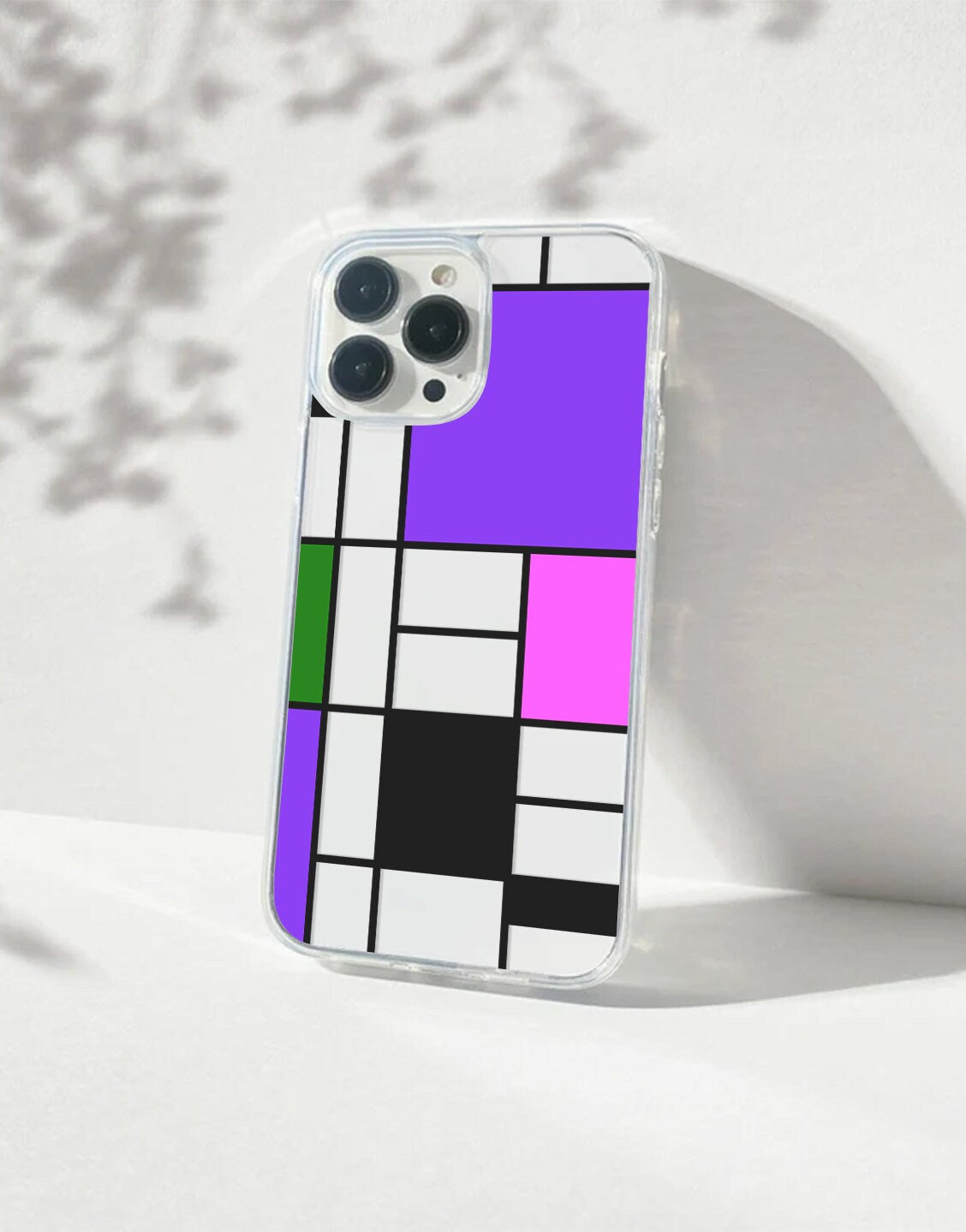 Retro Abstract Art iPhone Case - URBANLUSA