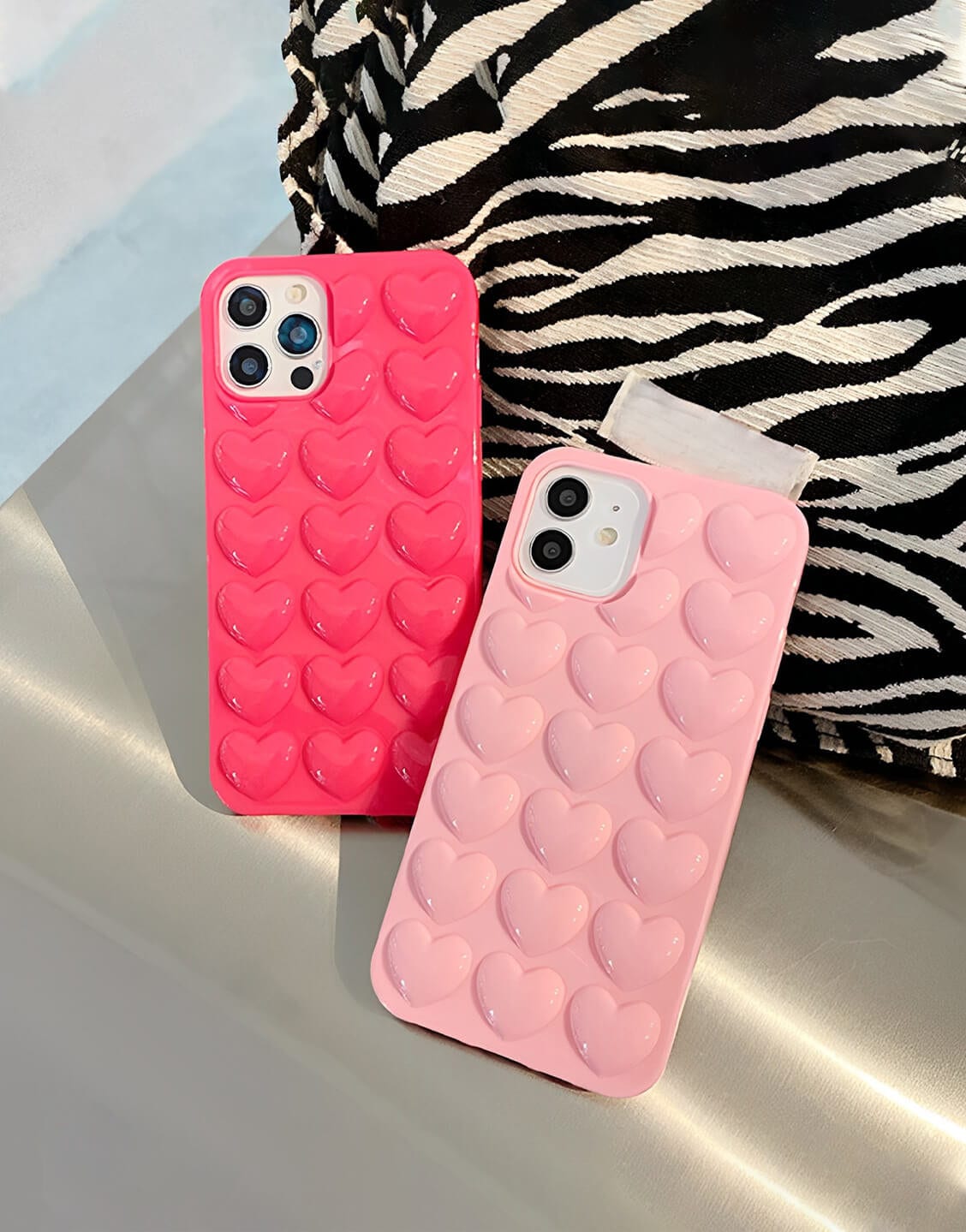 Kawaii Candy Heart iPhone Case - URBANLUSA