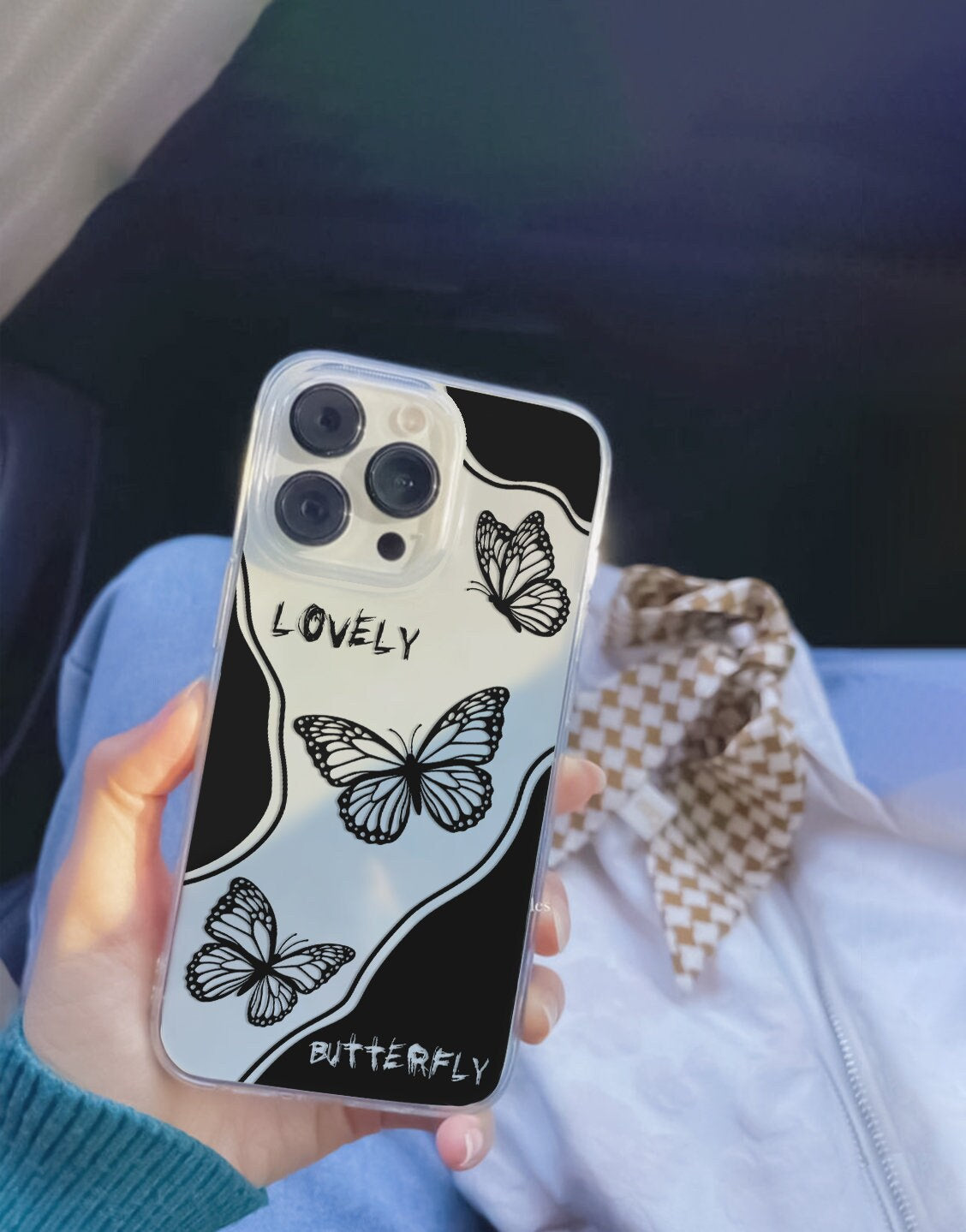 Grunge Butterfly iPhone Case - URBANLUSA