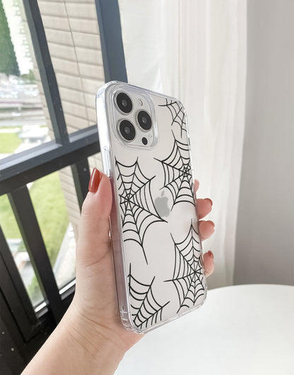 Spider Web Aesthetic iPhone Case - URBANLUSA