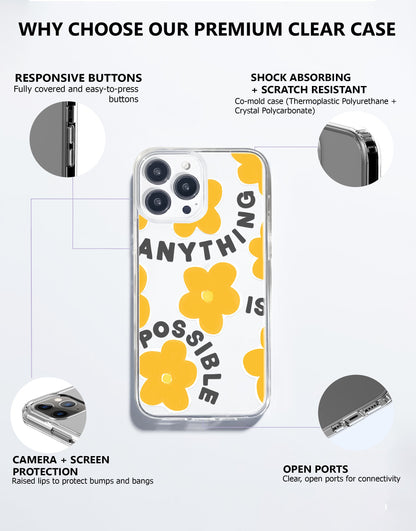 Flowers Aesthetic iPhone Case - URBANLUSA