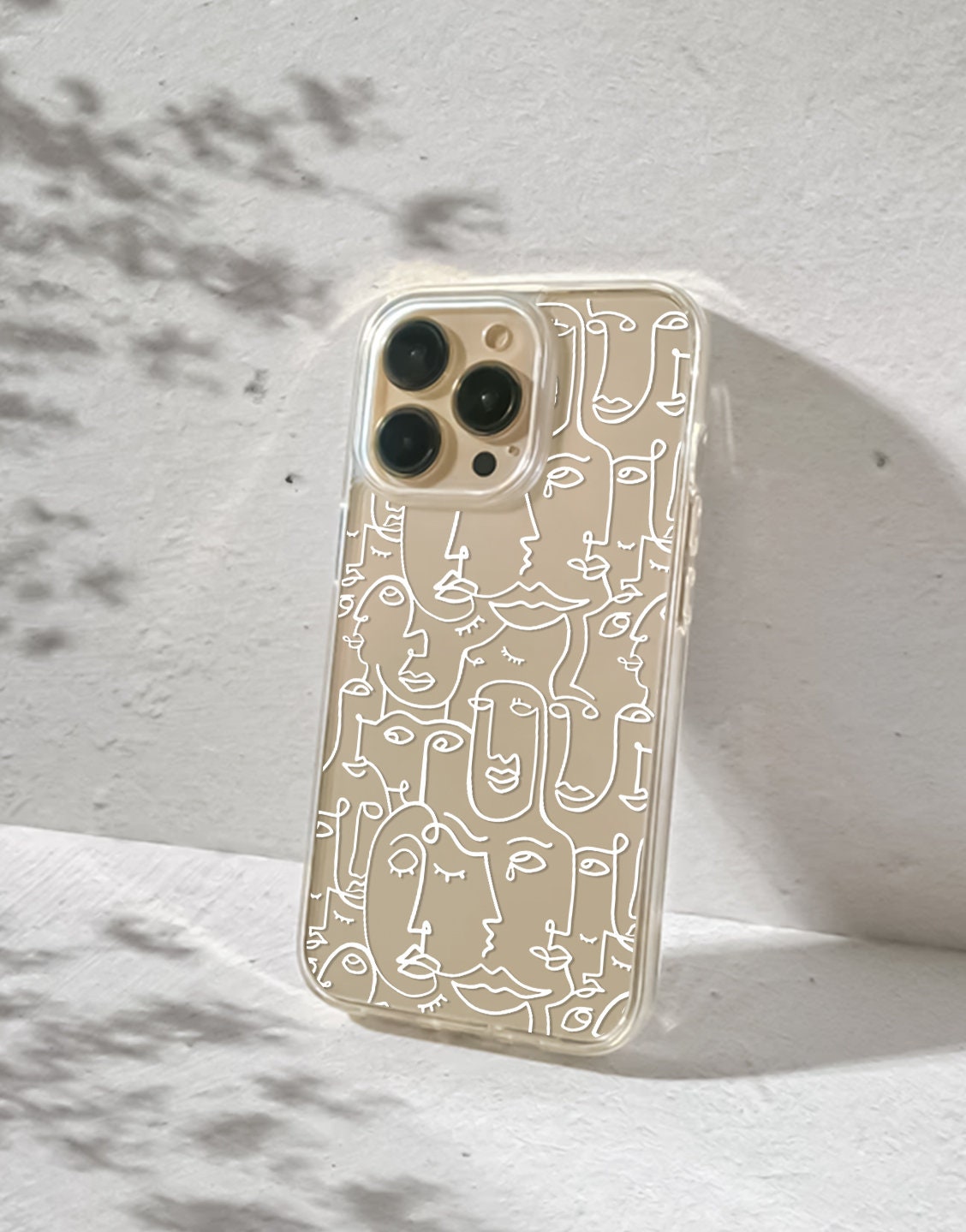 Line Art Faces Phone Case iPhone / Samsung - URBANLUSA