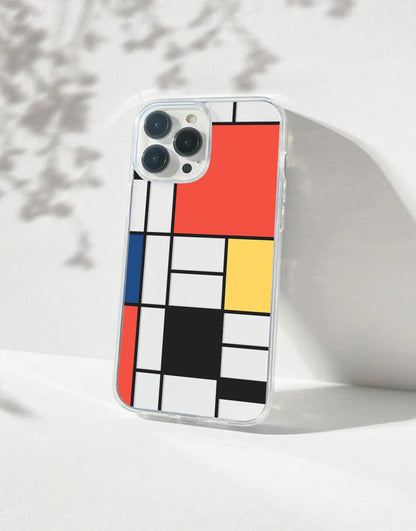 Retro Abstract Art iPhone Case - URBANLUSA