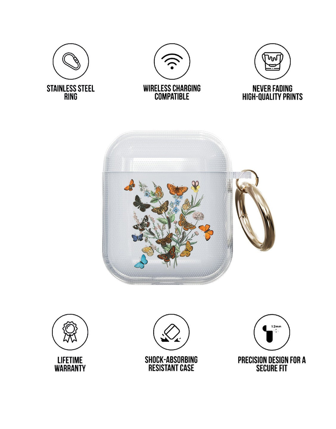 Vintage Wildflowers AirPods Case - URBANLUSA