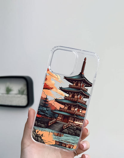 Vintage Japanese Art Clear Phone Case iPhone / Samsung - URBANLUSA