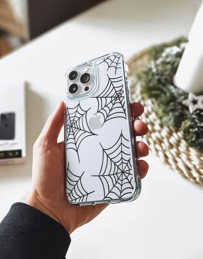 Spider Web Aesthetic iPhone Case - URBANLUSA