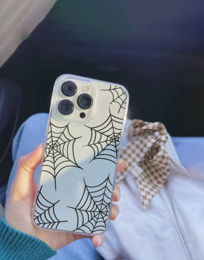 Spider Web Aesthetic iPhone Case - URBANLUSA