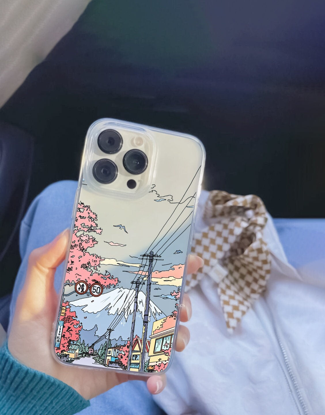 Anime Aesthetic Landscape Japan iPhone Case - URBANLUSA