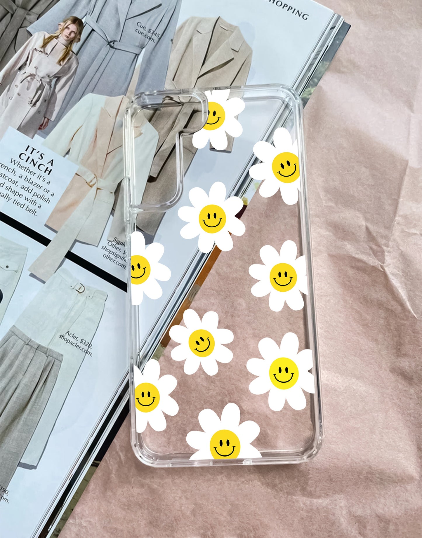 Smile Sun Flower Aesthetic Case iPhone - URBANLUSA