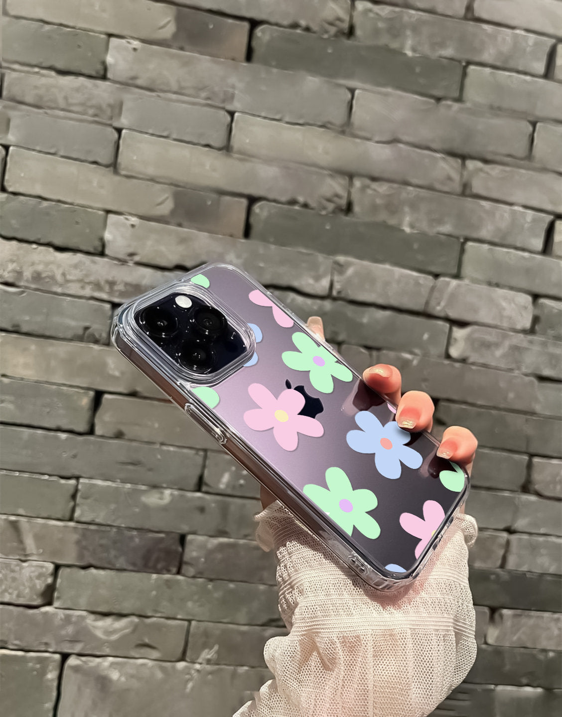 Kawaii Flowers Pastel Aesthetic Phone Case iPhone / Samsung - URBANLUSA