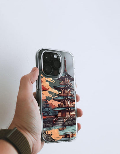 Vintage Japanese Art Clear Phone Case iPhone / Samsung - URBANLUSA