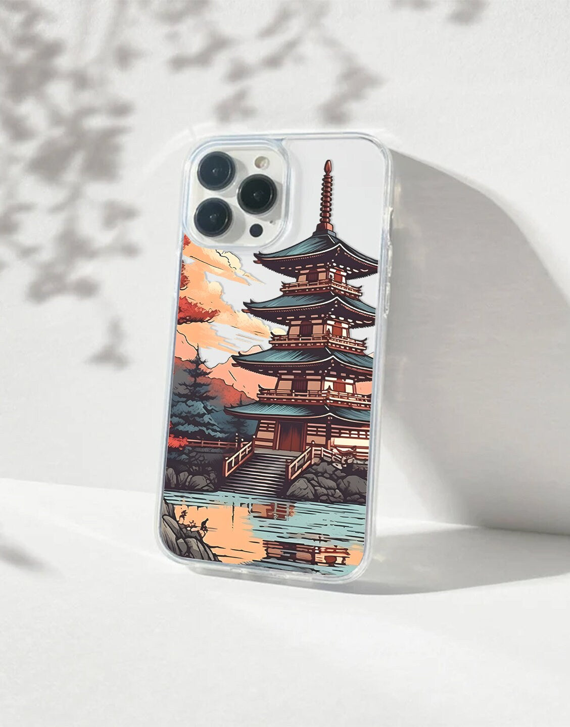 Vintage Japanese Art Clear Phone Case iPhone / Samsung - URBANLUSA