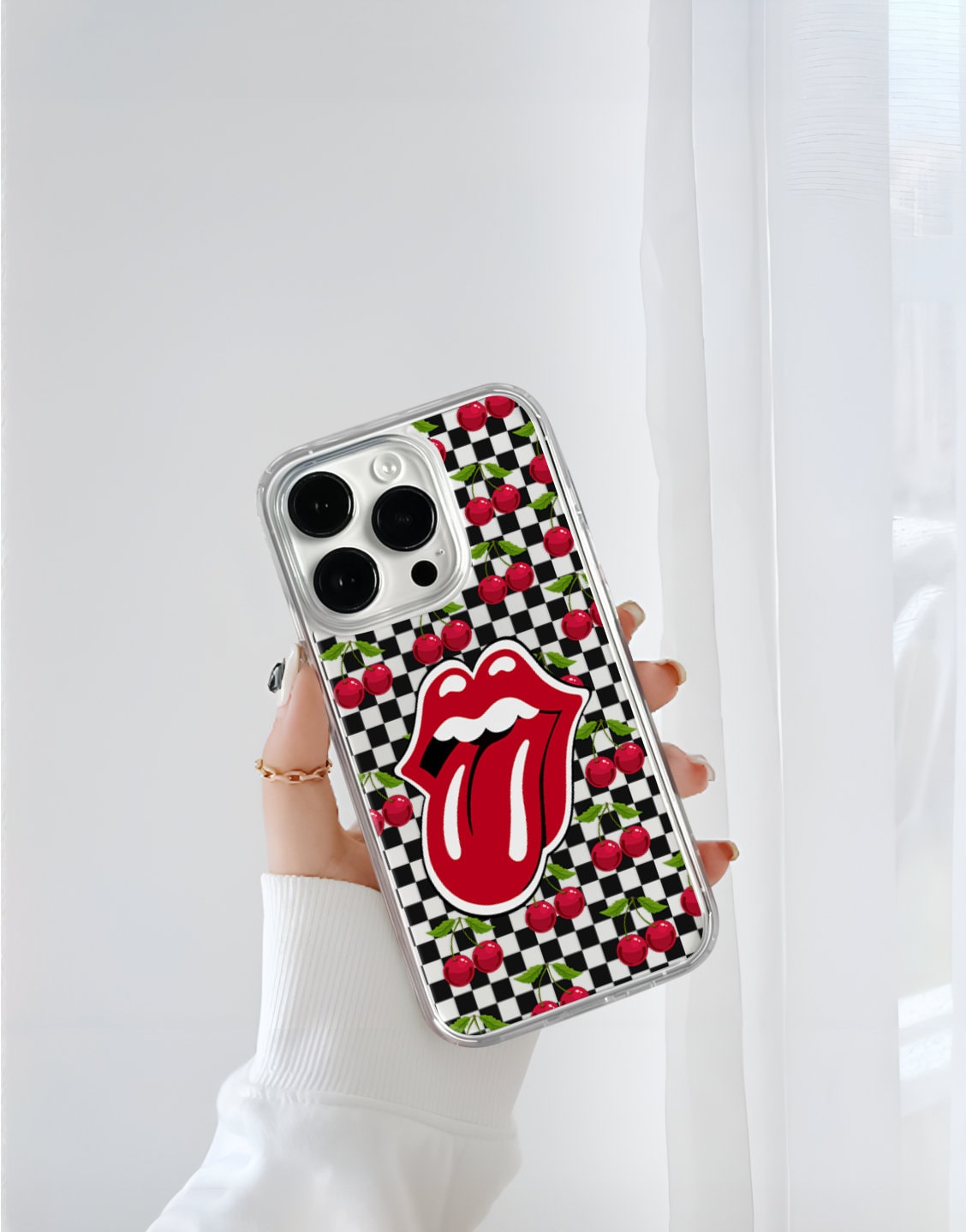 Aesthetic Cherry Love Phone Case for iPhone / Samsung - URBANLUSA