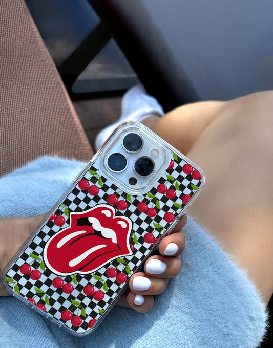 Aesthetic Cherry Love Phone Case for iPhone / Samsung - URBANLUSA