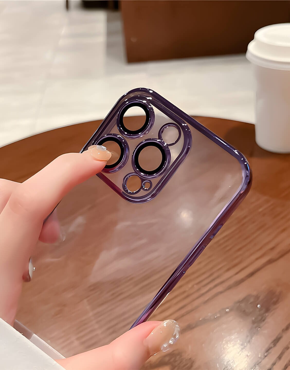 Luxury Plating Clear iPhone Case - URBANLUSA