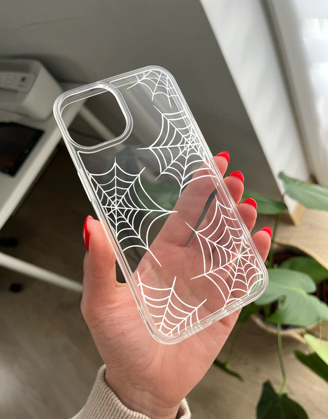 Spider Web Aesthetic iPhone Case - URBANLUSA