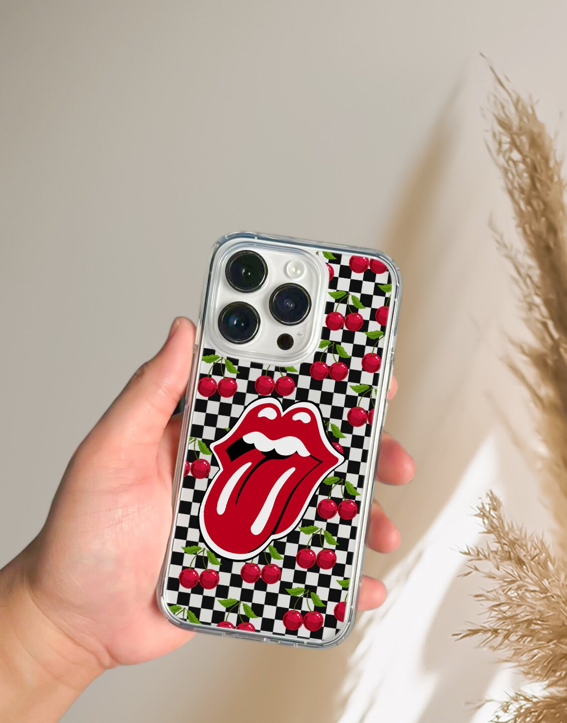 Aesthetic Cherry Love Phone Case for iPhone / Samsung - URBANLUSA