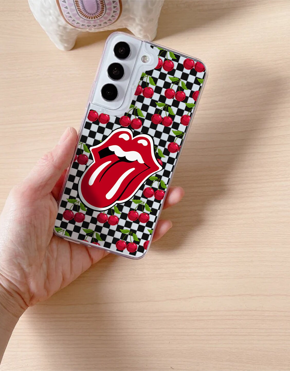 Aesthetic Cherry Love Phone Case for iPhone / Samsung - URBANLUSA