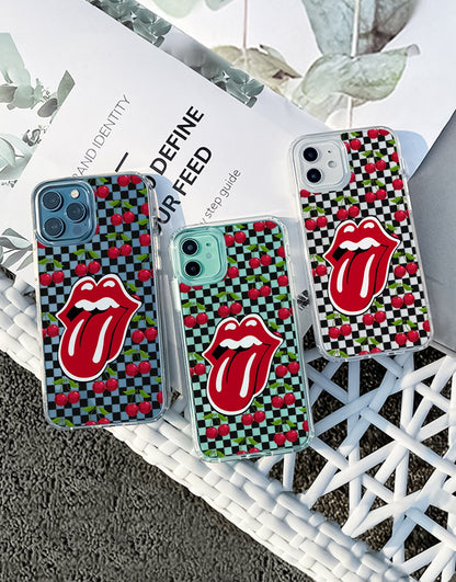 Aesthetic Cherry Love Phone Case for iPhone / Samsung - URBANLUSA