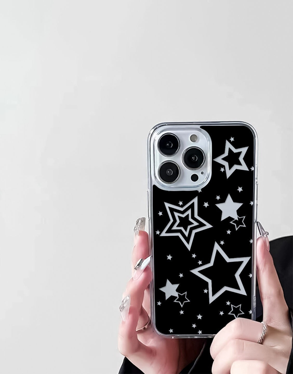 Y2k Stars Phone Case for iPhone 15 14 13 12 11 Pro Max XR XS 8 Aesthetic Stars Phone Case Samsung Galaxy S24 S23 S22 Ultra S21 S20 S21 Plus