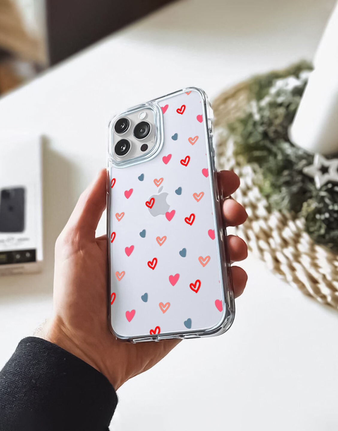 Cute Love Heart Phone Case iPhone / Samsung - URBANLUSA