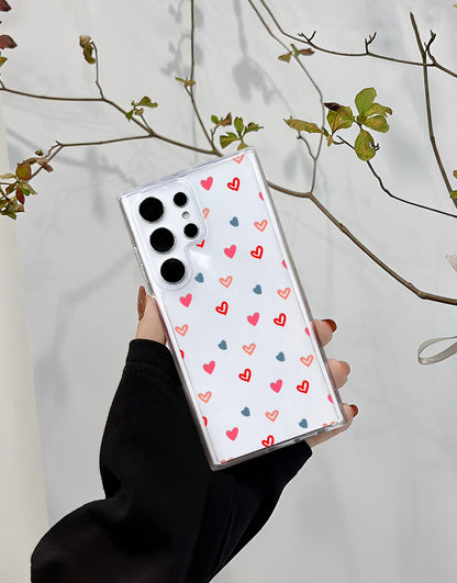 Cute Love Heart Phone Case iPhone / Samsung - URBANLUSA