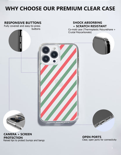 Retro Candy Lines Phone Case iPhone / Samsung - URBANLUSA