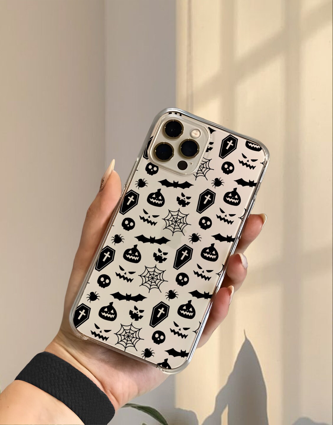 Aesthetic Halloween Pumpkin Phone Case - URBANLUSA