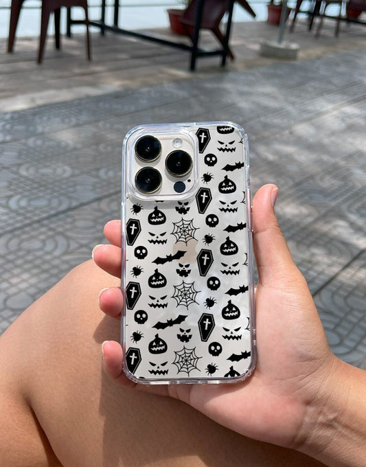 Aesthetic Halloween Pumpkin Phone Case - URBANLUSA