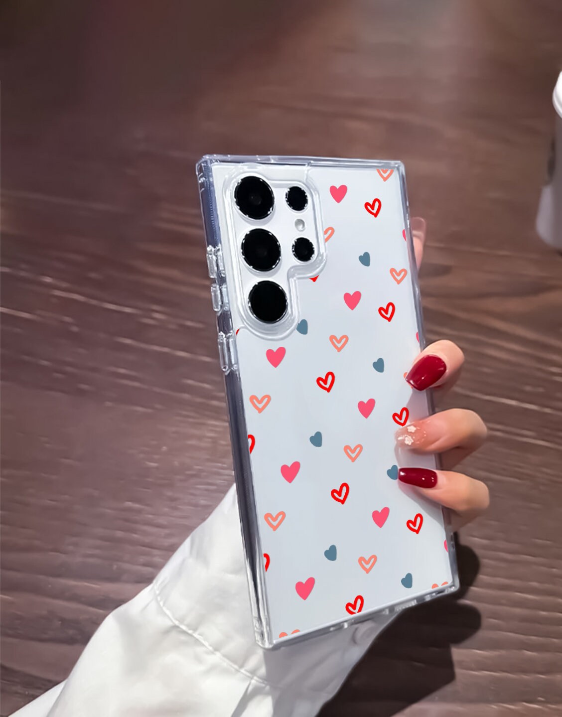 Cute Love Heart Phone Case iPhone / Samsung - URBANLUSA