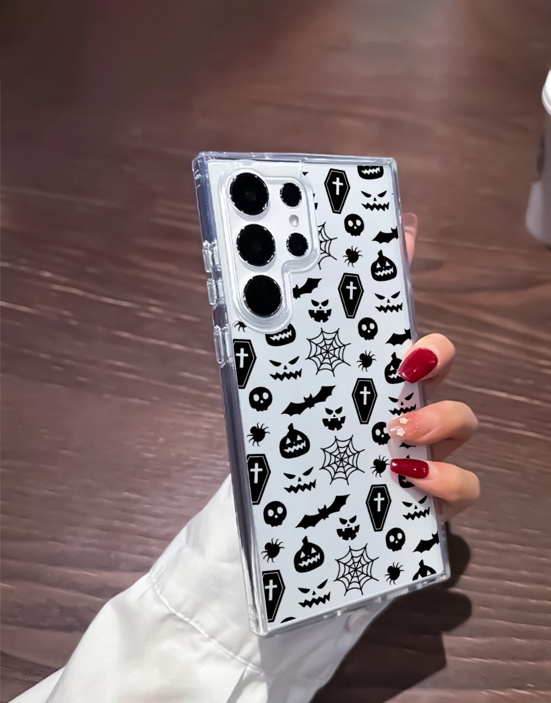 Aesthetic Halloween Pumpkin Phone Case - URBANLUSA