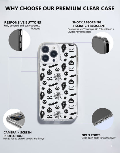 Aesthetic Halloween Pumpkin Phone Case - URBANLUSA