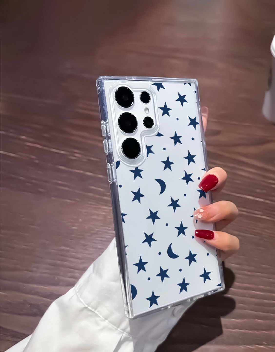 Cute Moon and Stars Phone Case iPhone / Samsung - URBANLUSA