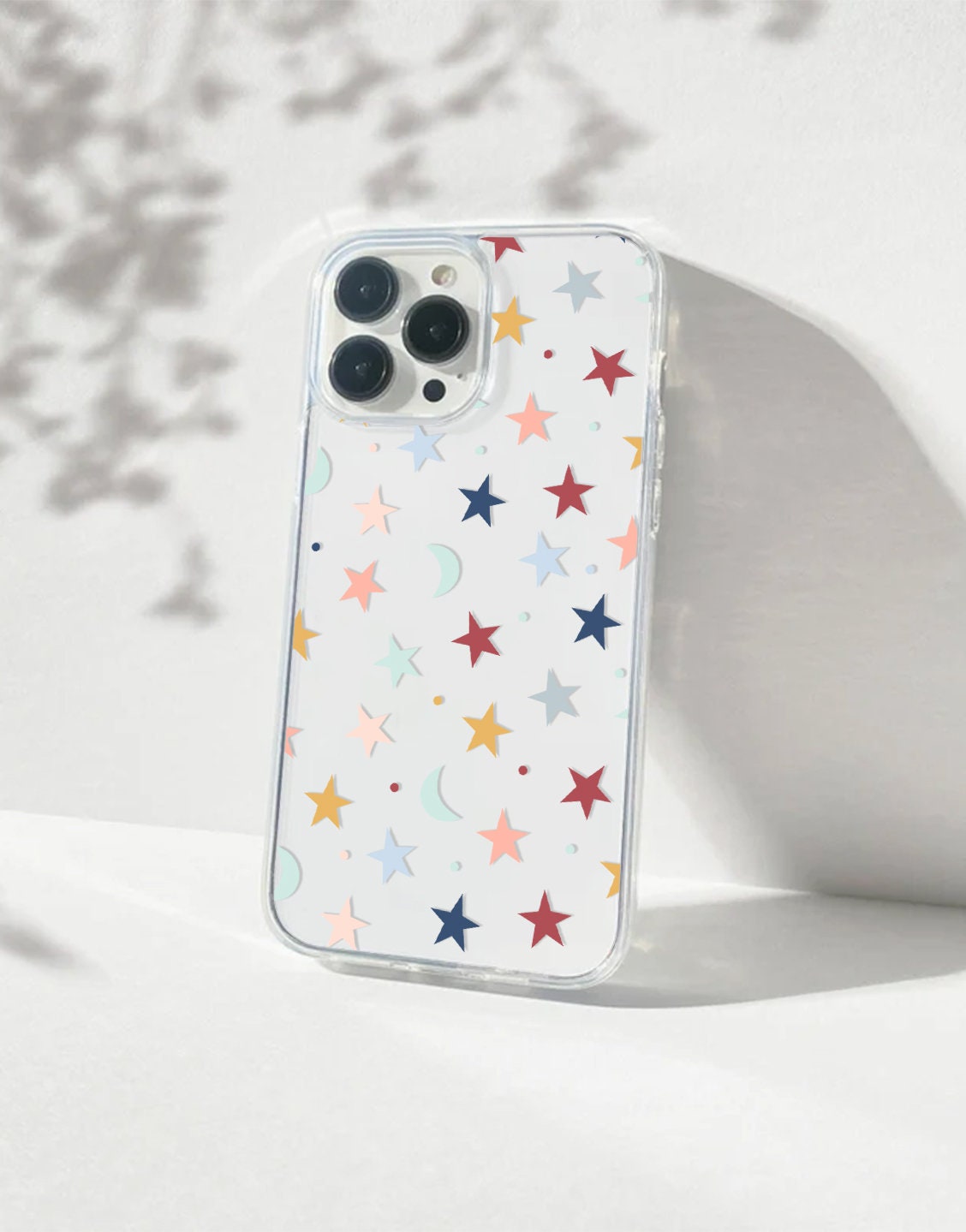 Cute Moon and Stars Phone Case iPhone / Samsung - URBANLUSA