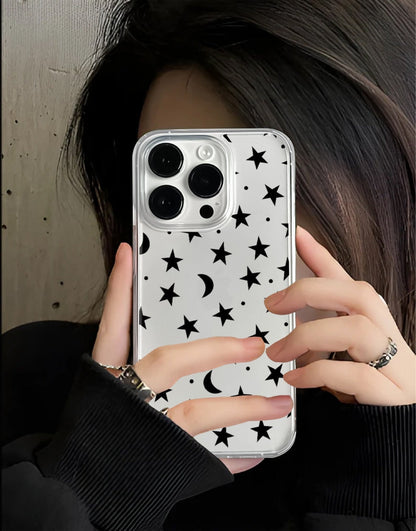 Cute Moon and Stars Phone Case iPhone / Samsung - URBANLUSA