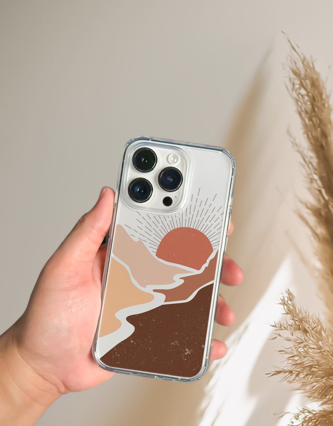 Boho Aesthetic Phone Case iPhone / Samsung - URBANLUSA