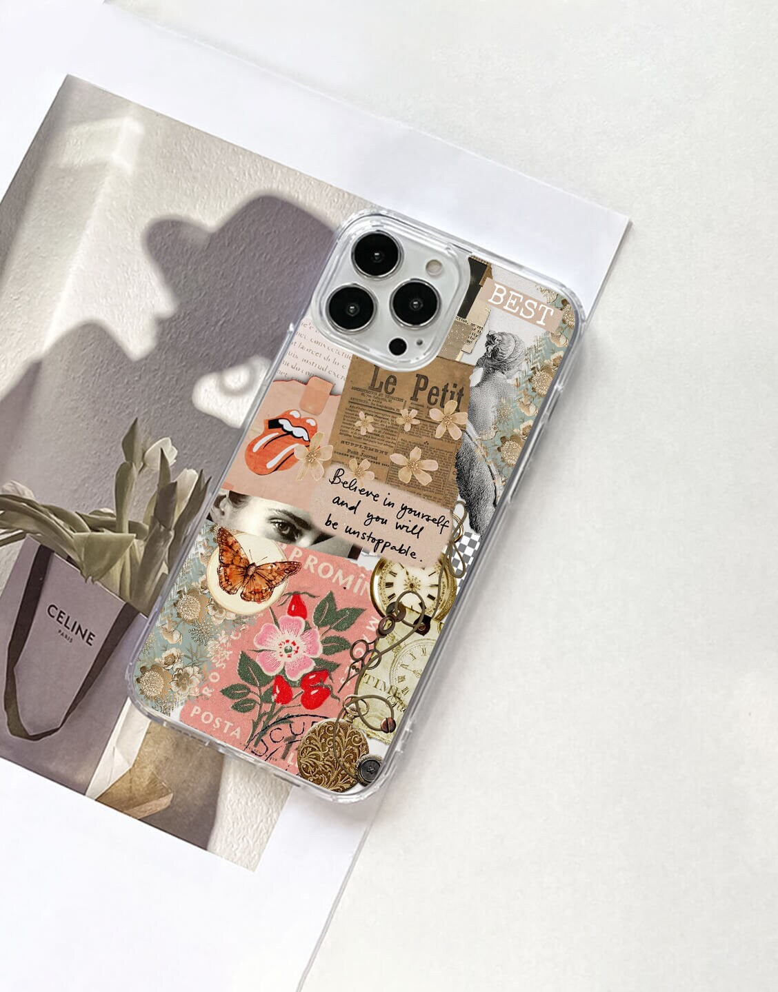 Vintage Scrapbook Collage Phone Case iPhone / Samsung - URBANLUSA