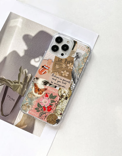 Vintage Scrapbook Collage Phone Case iPhone / Samsung - URBANLUSA