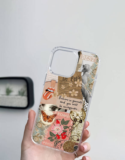 Vintage Scrapbook Collage Phone Case iPhone / Samsung - URBANLUSA