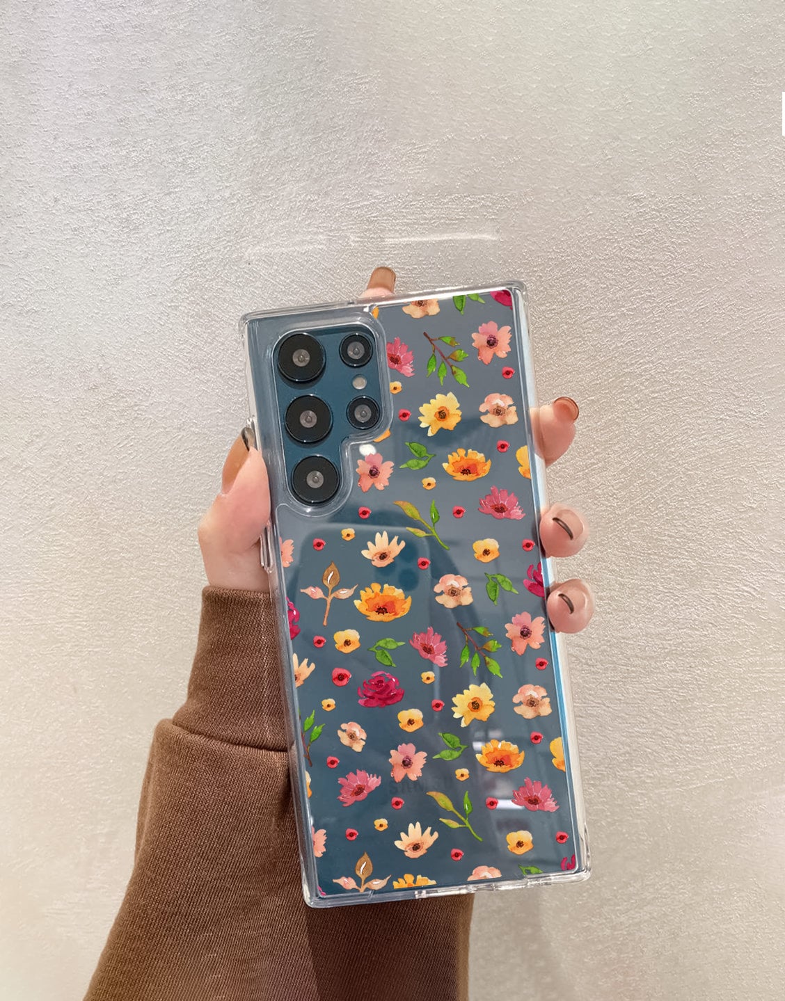 Watercolor Floral Aesthetic Phone Case iPhone / Samsung - URBANLUSA