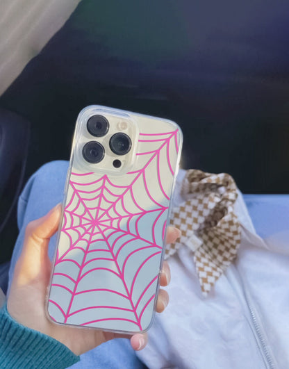 Aesthetic Spider Web iPhone Case - URBANLUSA