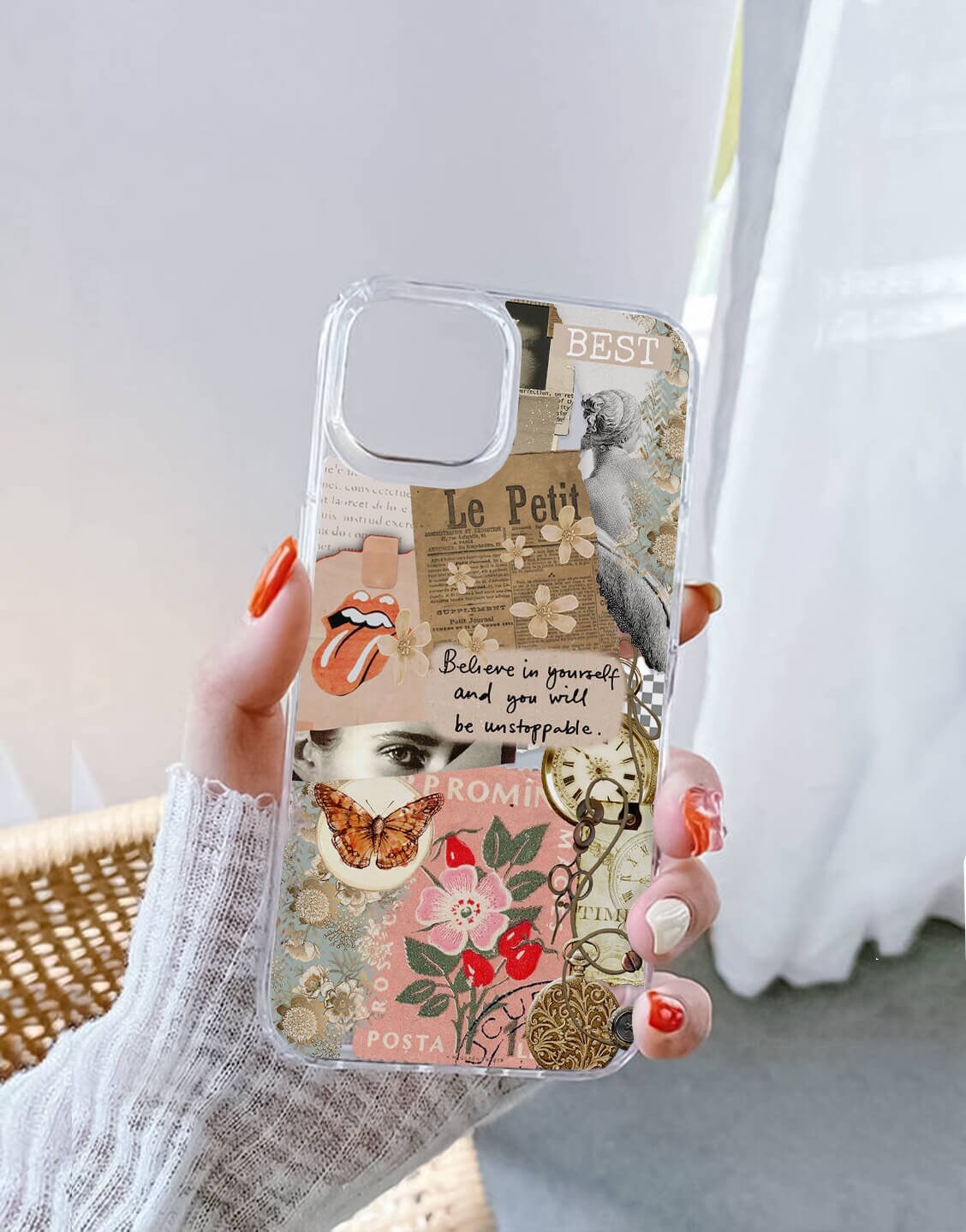 Vintage Scrapbook Collage Phone Case iPhone / Samsung - URBANLUSA