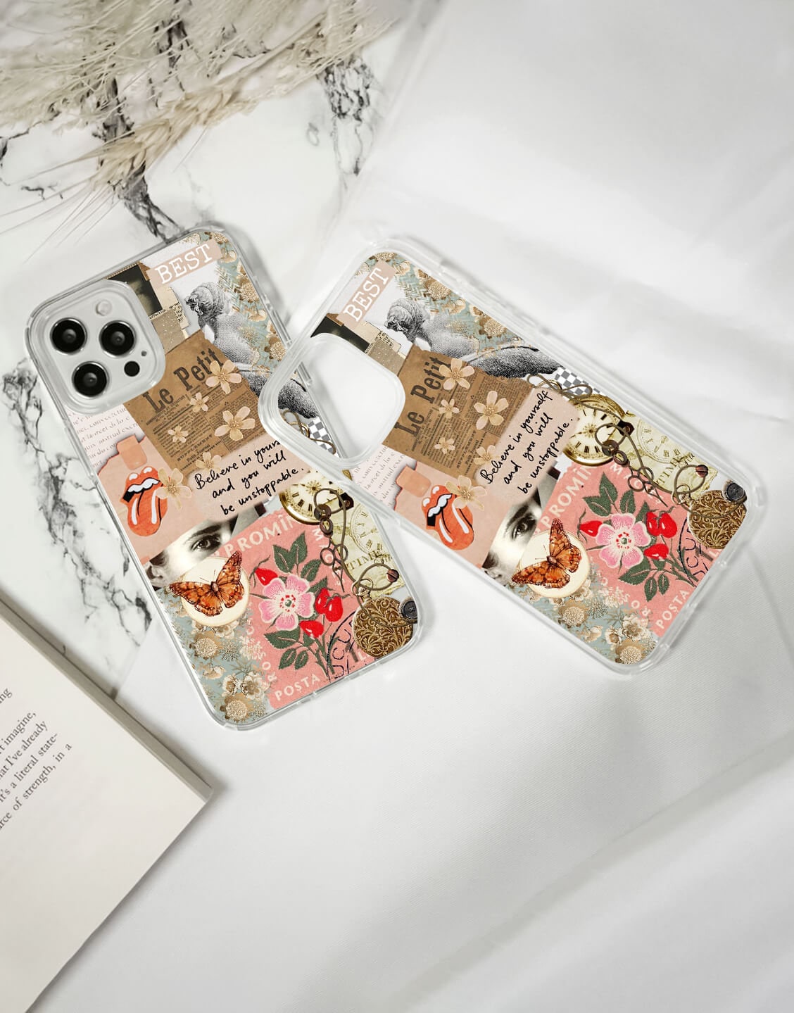 Vintage Scrapbook Collage Phone Case iPhone / Samsung - URBANLUSA