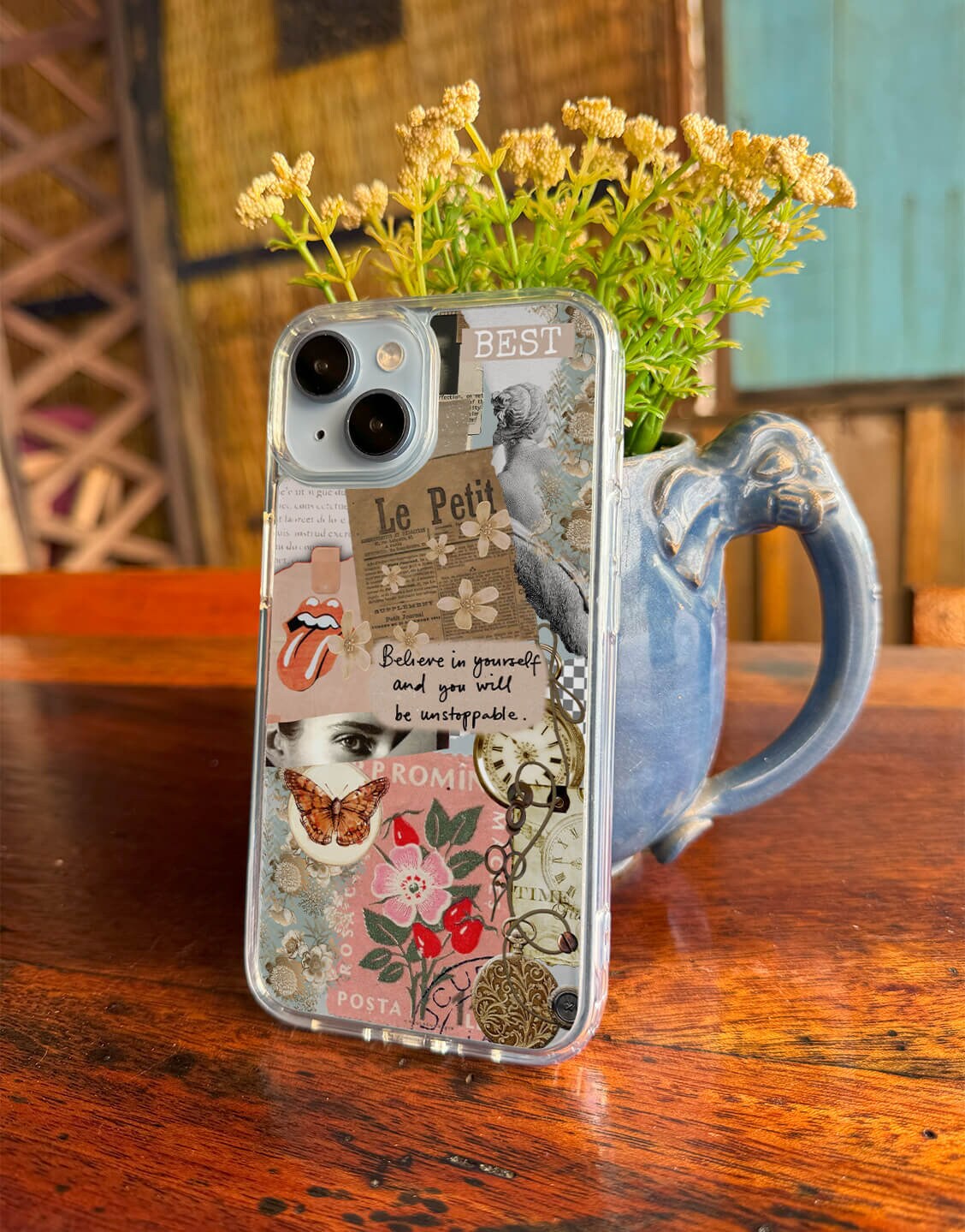 Vintage Scrapbook Collage Phone Case iPhone / Samsung - URBANLUSA