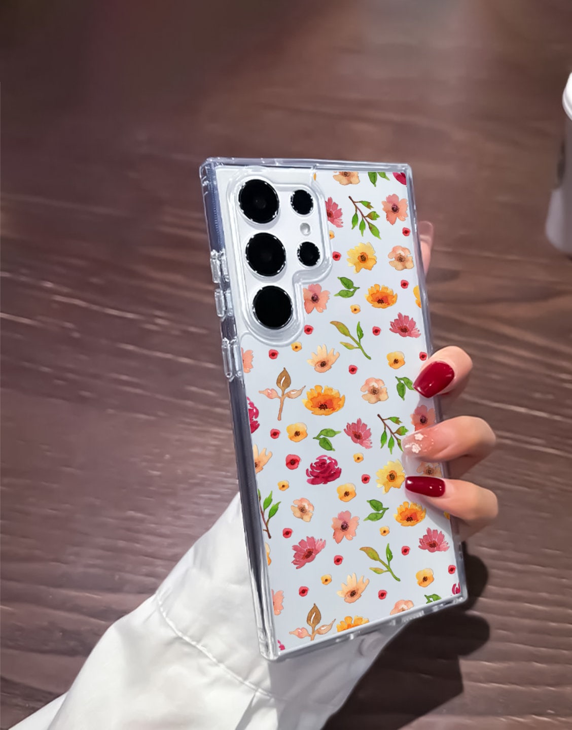 Watercolor Floral Aesthetic Phone Case iPhone / Samsung - URBANLUSA