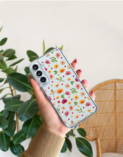 Watercolor Floral Aesthetic Phone Case iPhone / Samsung - URBANLUSA