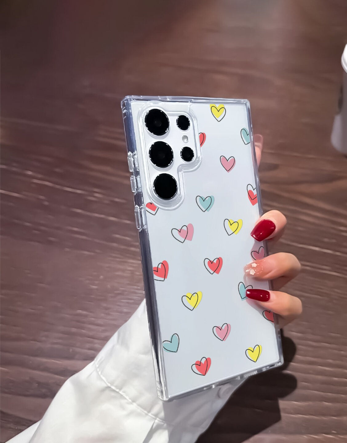 Kawaii Pastel Heart Phone Case iPhone / Samsung - URBANLUSA