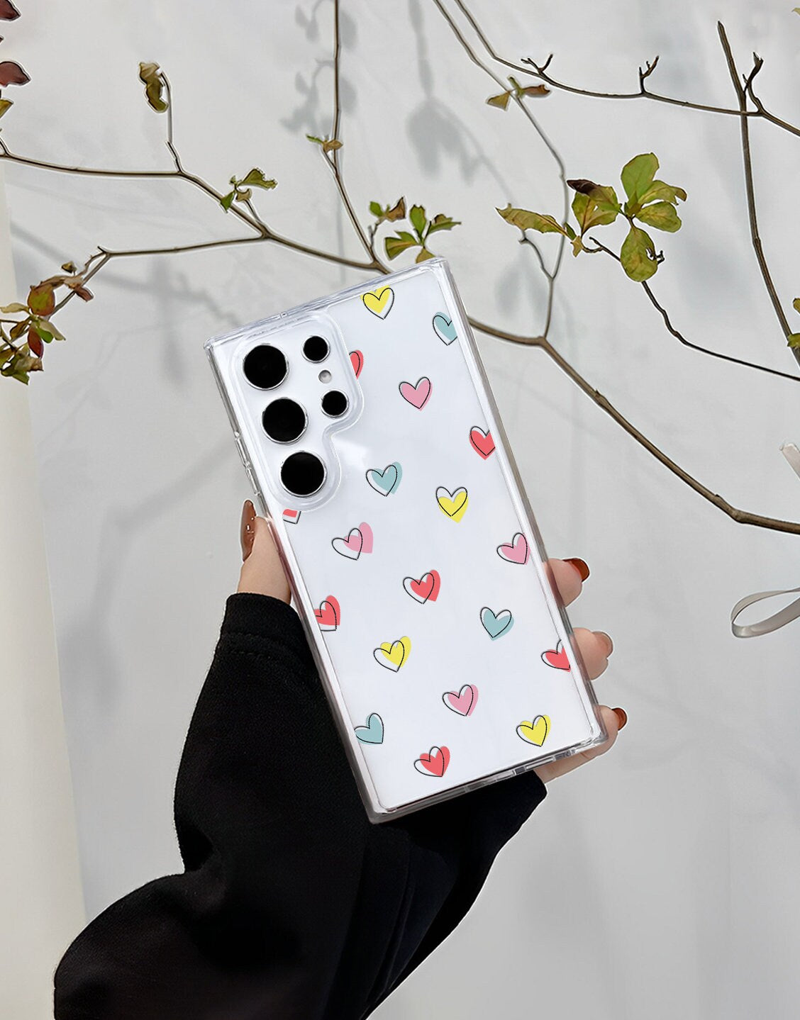 Kawaii Pastel Heart Phone Case iPhone / Samsung - URBANLUSA