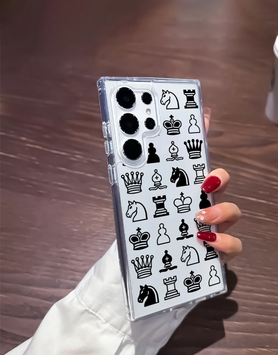 Cute Chess Pieces Phone Case iPhone / Samsung - URBANLUSA