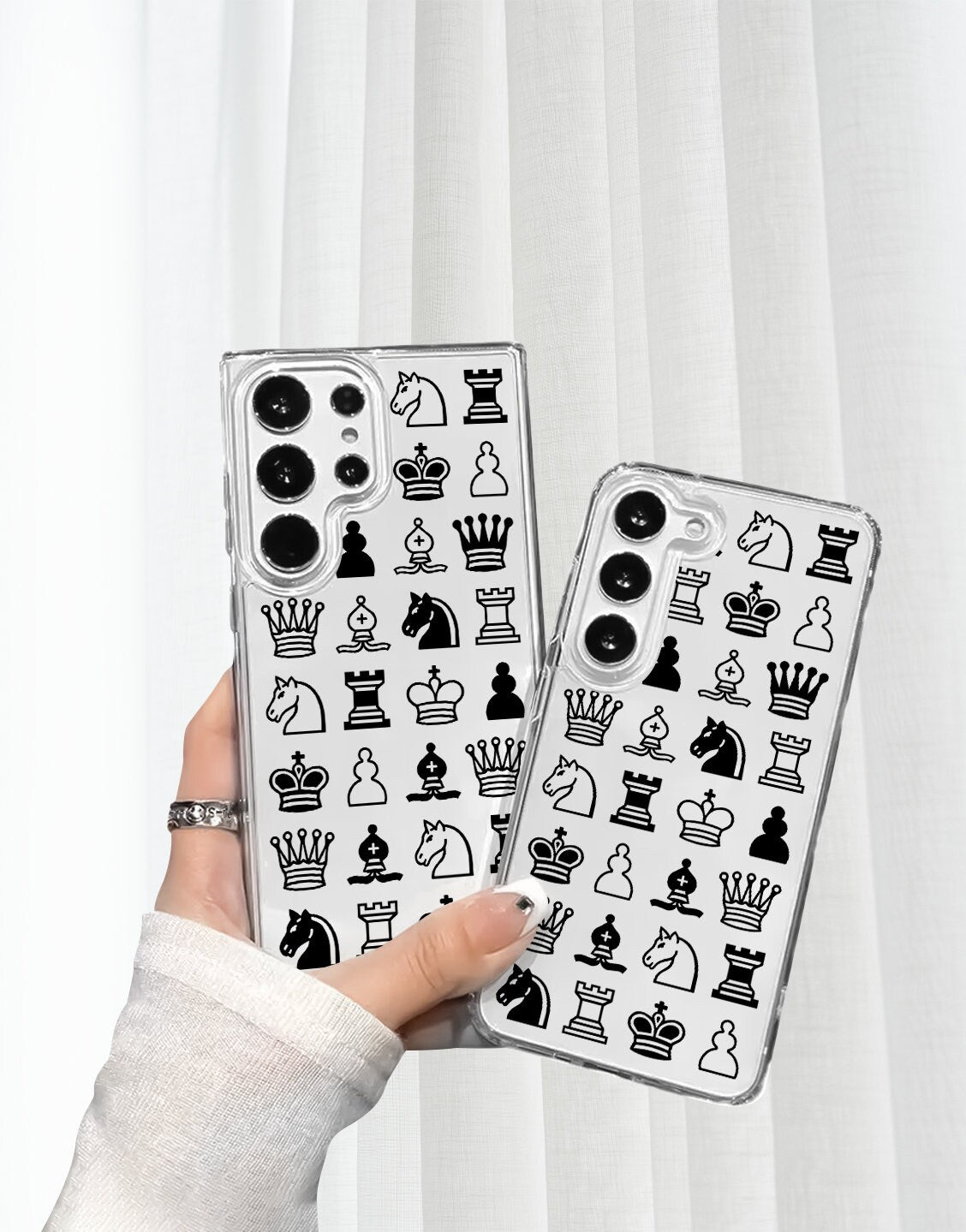 Cute Chess Pieces Phone Case iPhone / Samsung - URBANLUSA